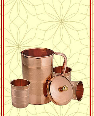 Copper Jug Glass